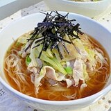 豚しゃぶ素麺